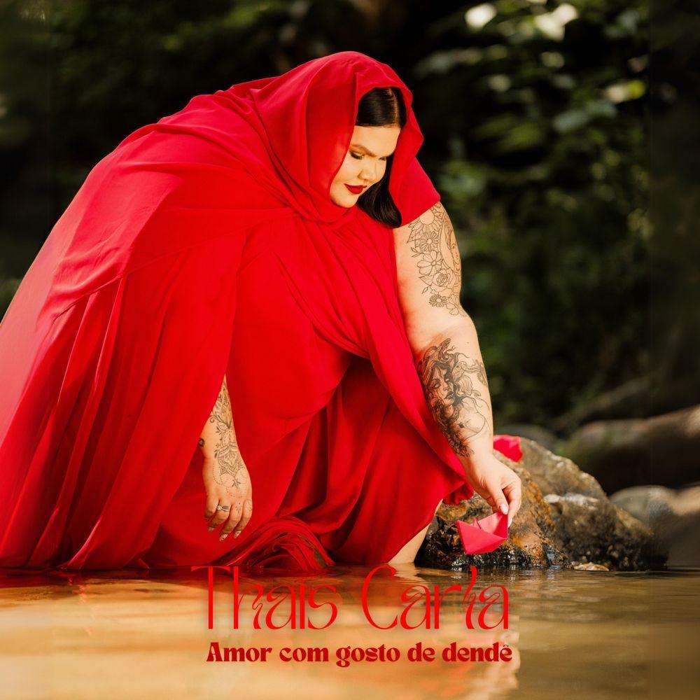 Capa do Single/EP "Amor Com Gosto de Dendê", de Thais Carla