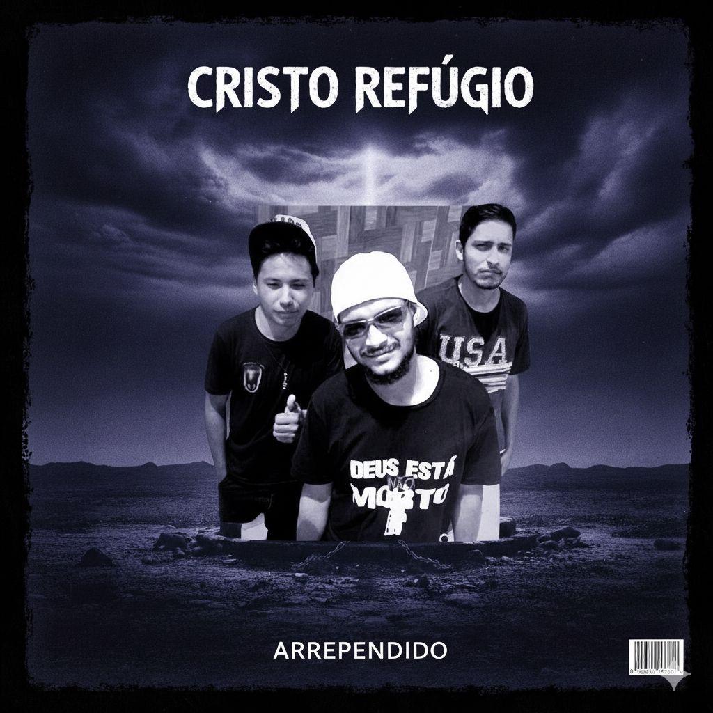 Portada de Álbum "Arrependido ", de Banda Cristo Refúgio