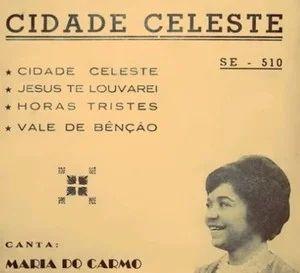 Capa do Álbum "Cidade Celeste", de Maria do Carmo