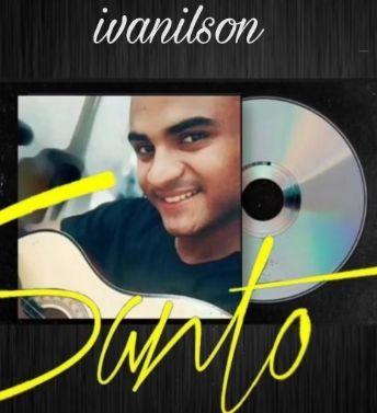 Capa do Álbum "Santo", de Cantor Ivanilson