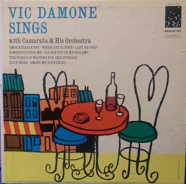 Capa do álbum "Sings With Camarata & His Orchestra", de Vic Damone