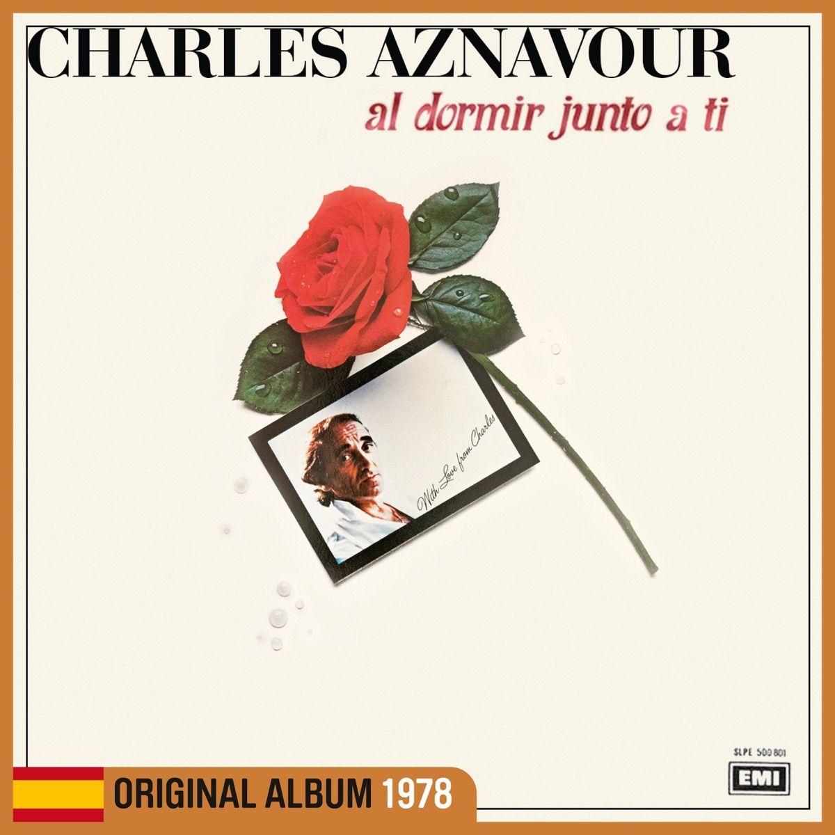 Portada del álbum "Al Dormir Junto a Ti", de Charles Aznavour