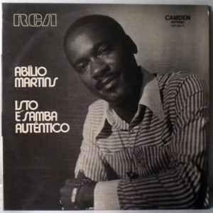 Portada de Álbum "Atencao Isto é Samba Autentico", de Abílio Martins