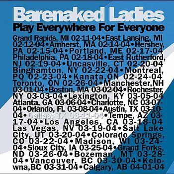Album cover of "Play Everywhere For Everyone" by Barenaked Ladies