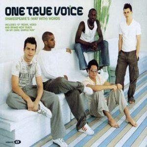 Portada de Sencillo/EP "Shakespeare's (Way With Words)", de One True Voice