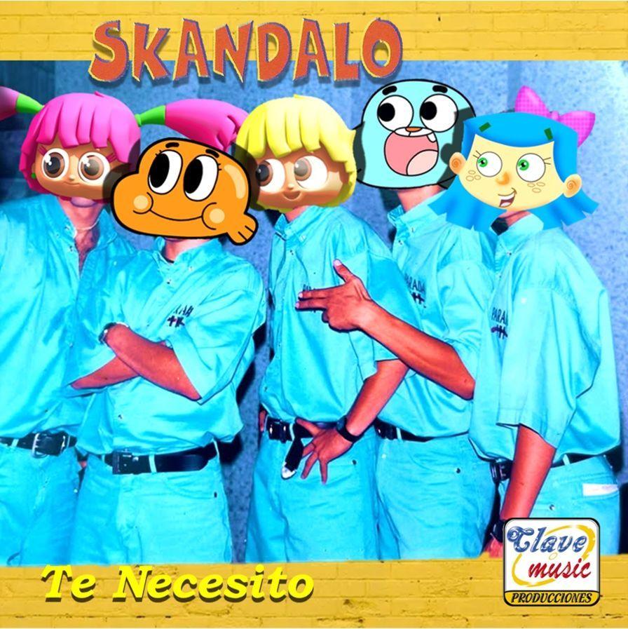 Capa do Álbum "Te Necesito", de Skandalo