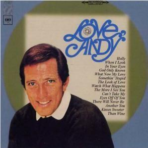 Album cover of "Love, Andy" by Andy Williams