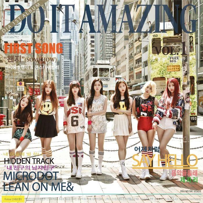 Capa do Álbum "Do It Amazing", de DIA (K-Pop)