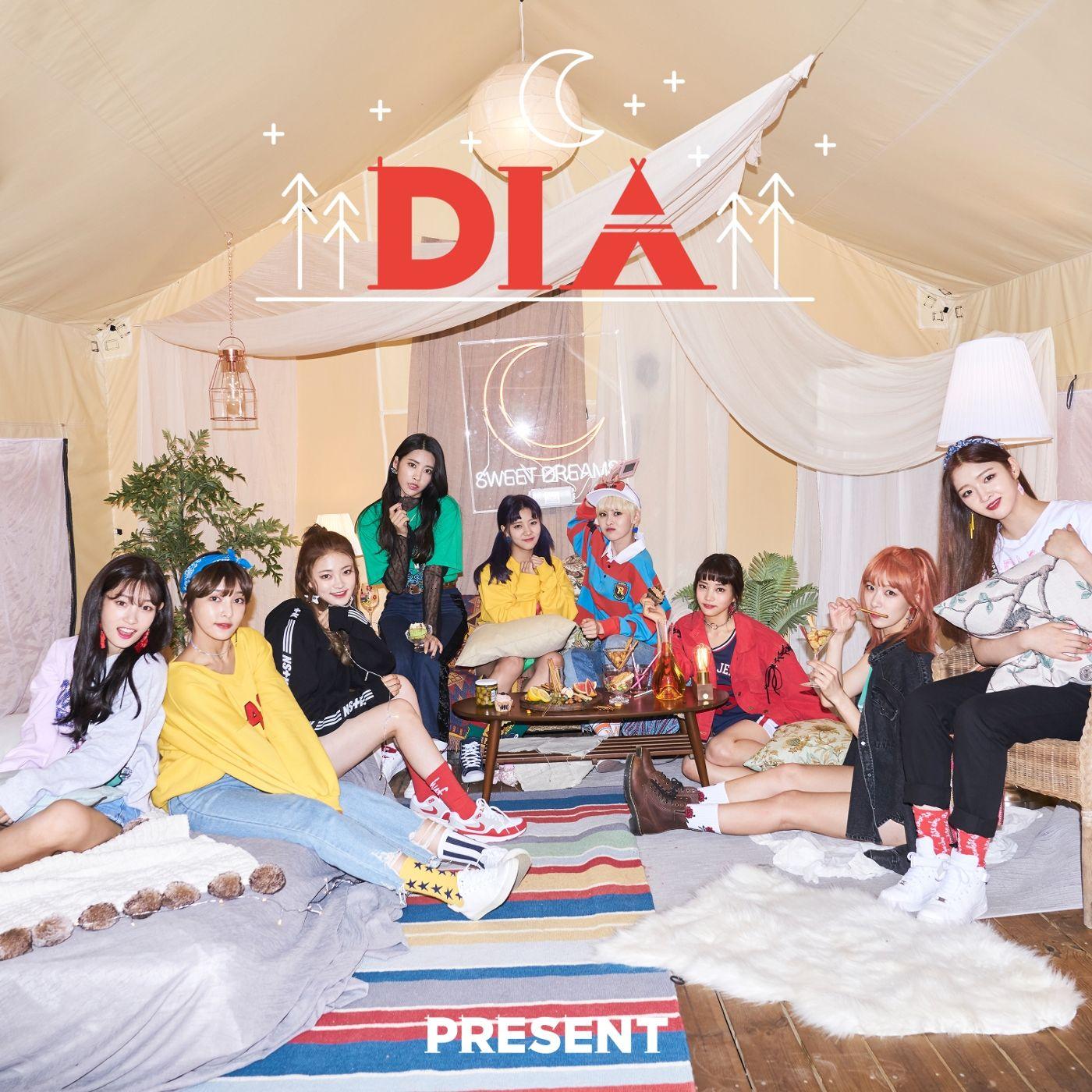 Capa do Single/EP "Present", de DIA (K-Pop)