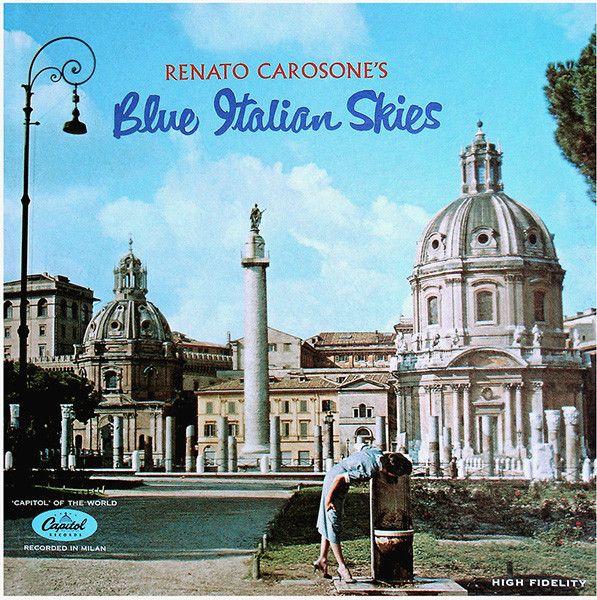 Portada de Álbum "Blue Italian Skies", de Renato Carosone