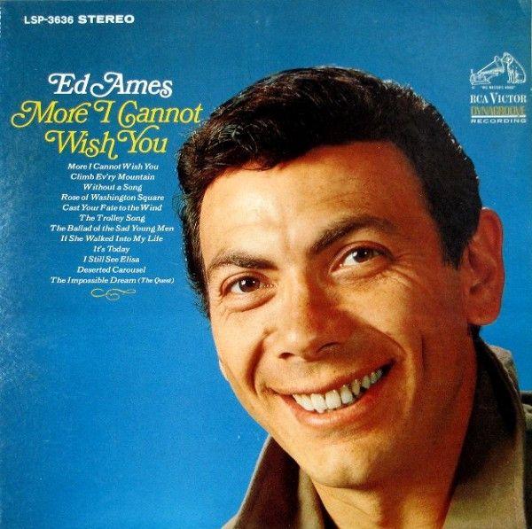 Portada de Álbum "More I Cannot Wish You", de Ed Ames
