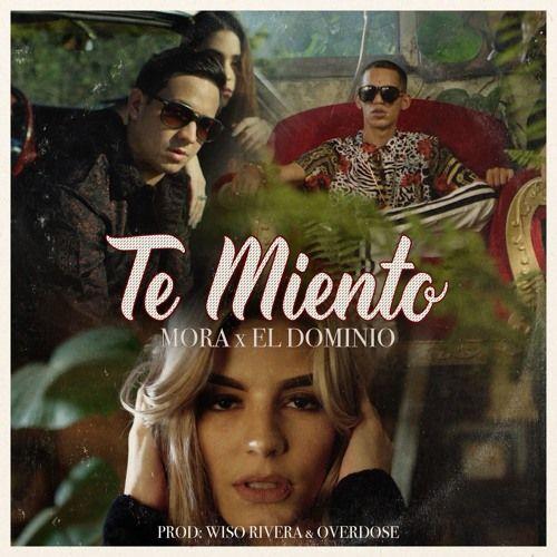 Capa do álbum "Te Miento", de Mora