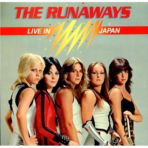 Portada de Álbum "Live In Japan", de The Runaways