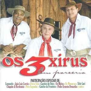 Capa do álbum "Em Parceria", de Os 3 Xirus