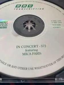 Capa do Álbum "Mica Paris — in Concert: 572", de Mica Paris
