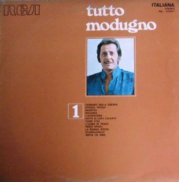 Portada del álbum "Tutto Modugno", de Domenico Modugno