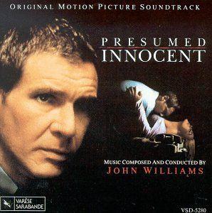 Capa do álbum "Presumed Innocent", de John Williams