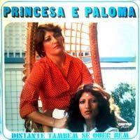 Portada de Álbum "Distante Também Se Quer Bem", de Princesa e Paloma
