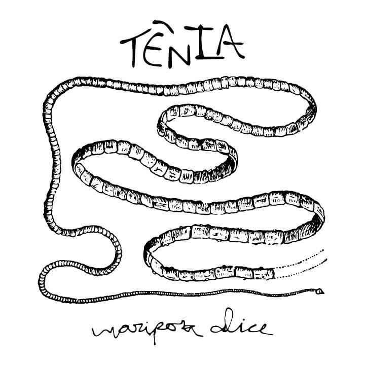Portada de Sencillo/EP "Tênia", de Mariposa Alice