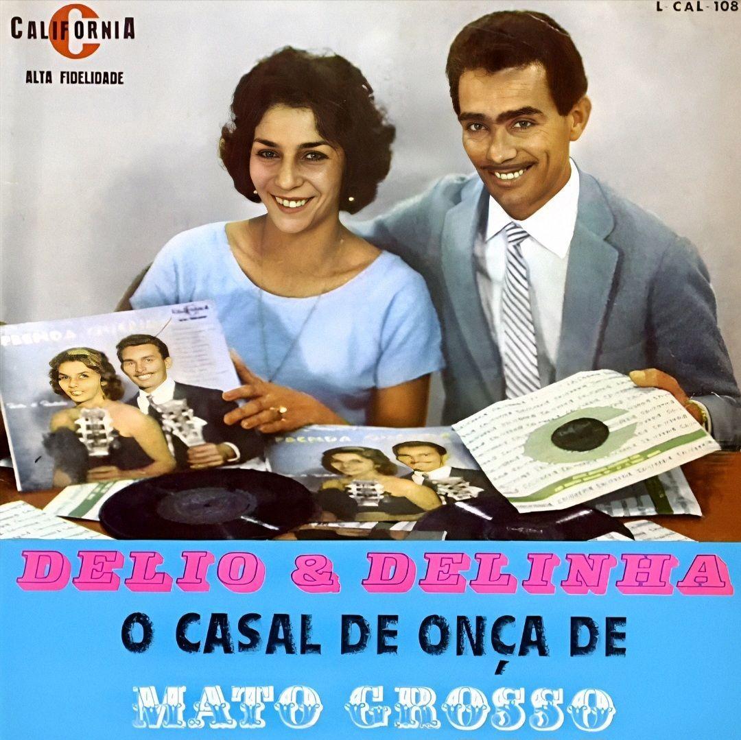 Album cover of "O Casal de Onça de Mato Grosso" by Delio e Delinha