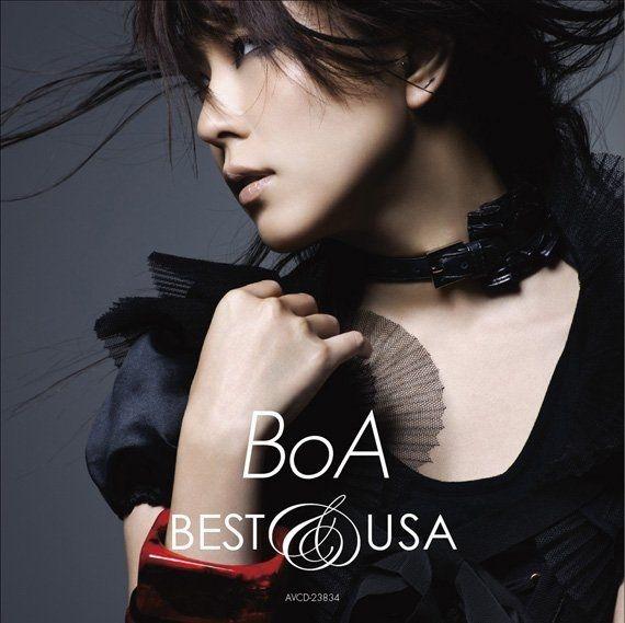 Portada del álbum "Best & USA", de BoA