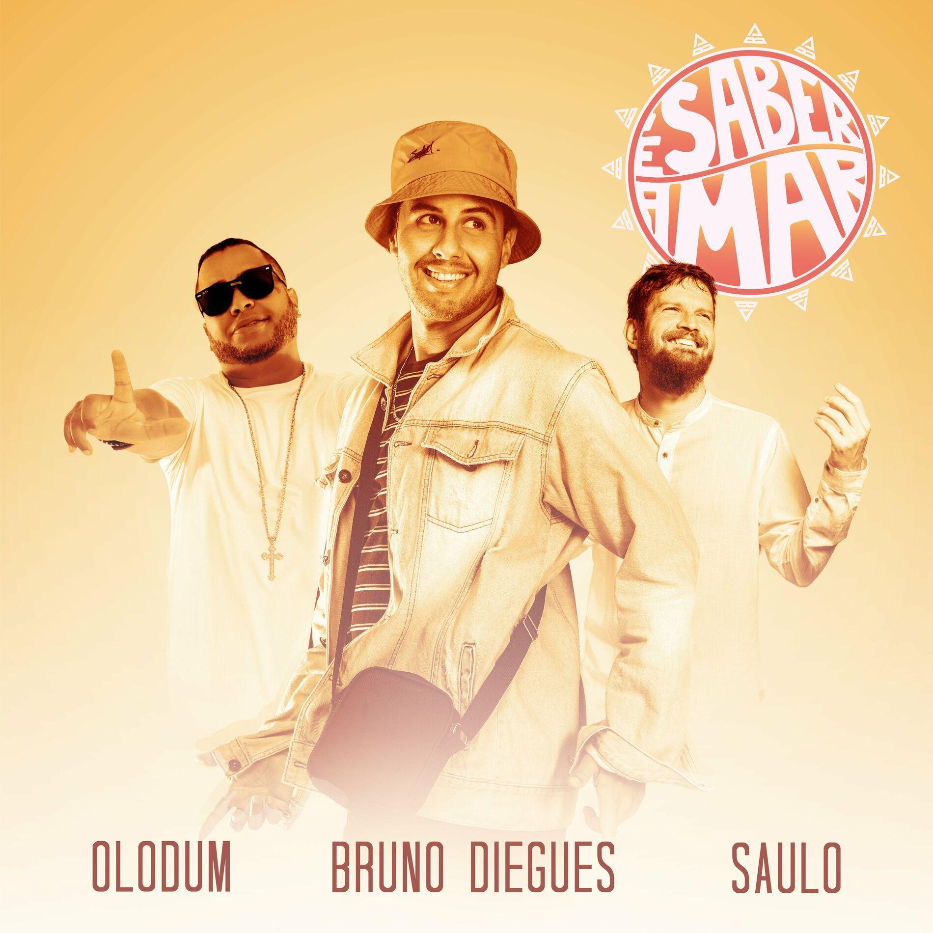 Portada de Sencillo/EP "É Saber Amar", de Bruno Diegues