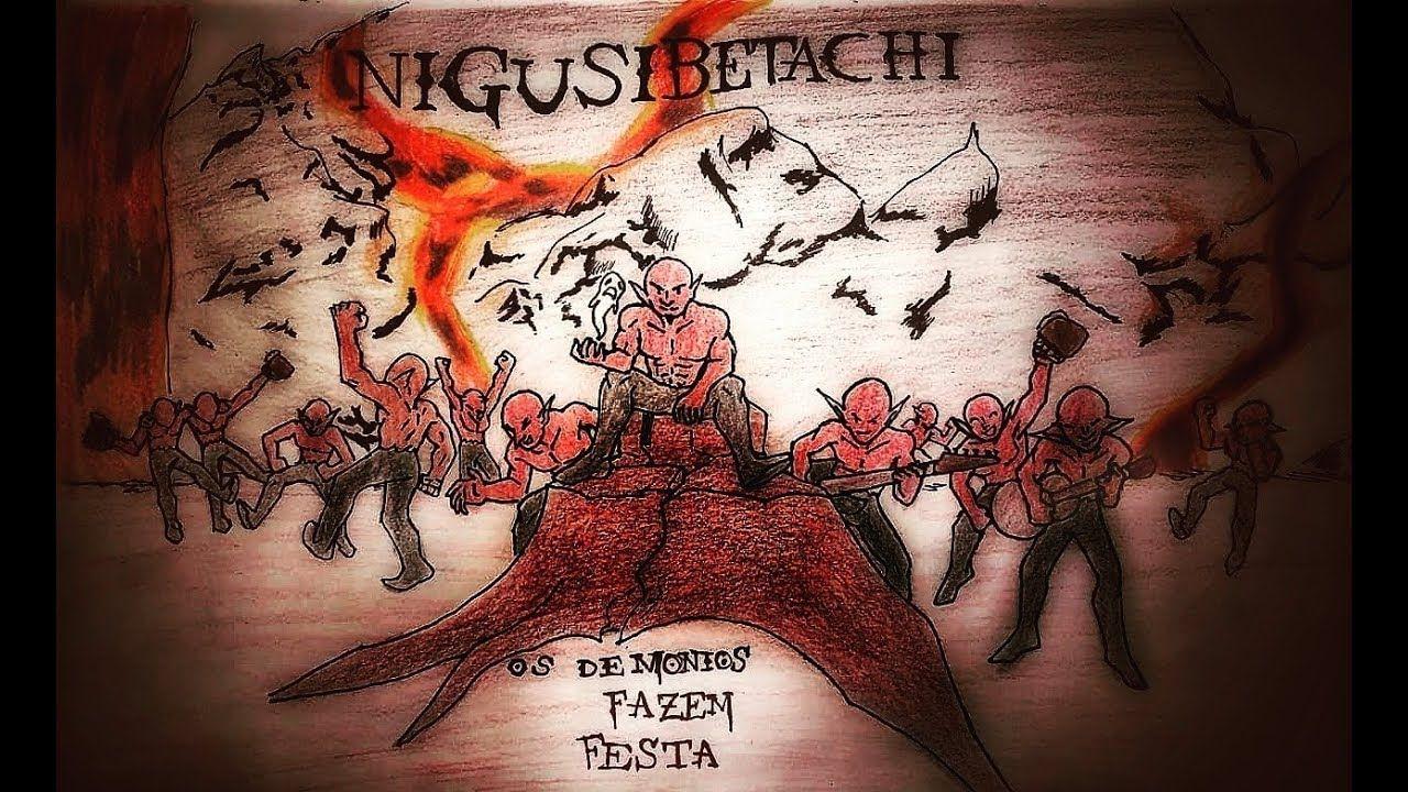 Portada de Sencillo/EP "Os Demônios Fazem Festa", de NigusiBetachi