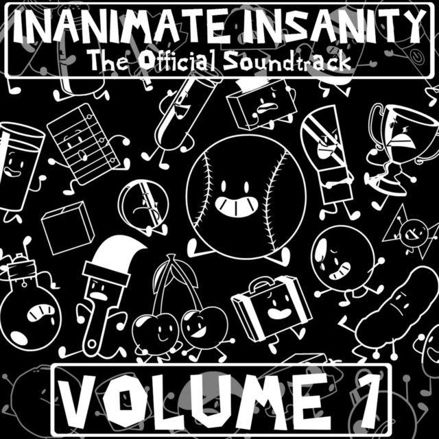 Capa do Álbum "Inanimate Insanity: The Official Soundtrack, Vol. 1", de Inanimate Insanity