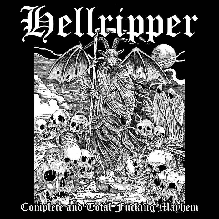 Portada de Álbum "Complete And Total Fucking Mayhem", de Hellripper