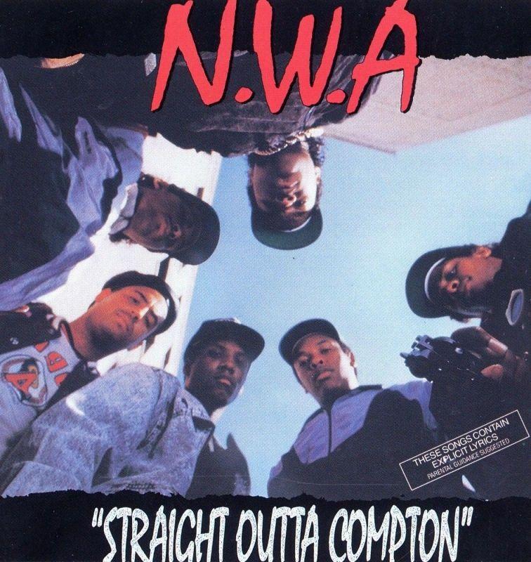 Capa do Álbum "Straight Outta Compton", de N.W.A.