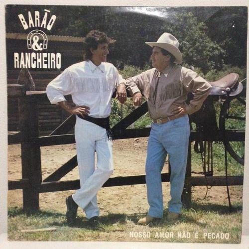 Capa do Álbum "Nosso Amor Não É Pecado", de Barão e Rancheiro