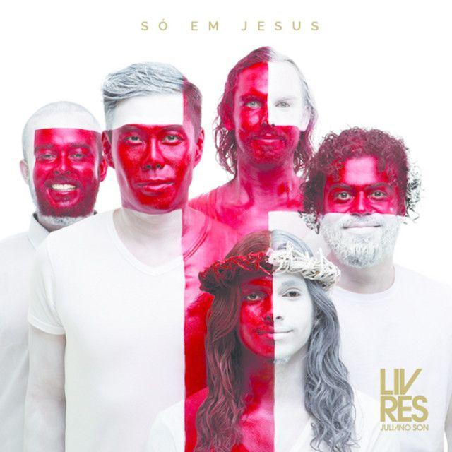Portada de Álbum "Só Em Jesus", de Livres Para Adorar