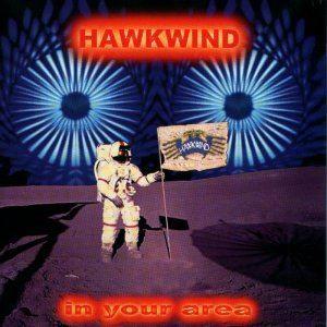 Portada del álbum "In Your Area", de Hawkwind