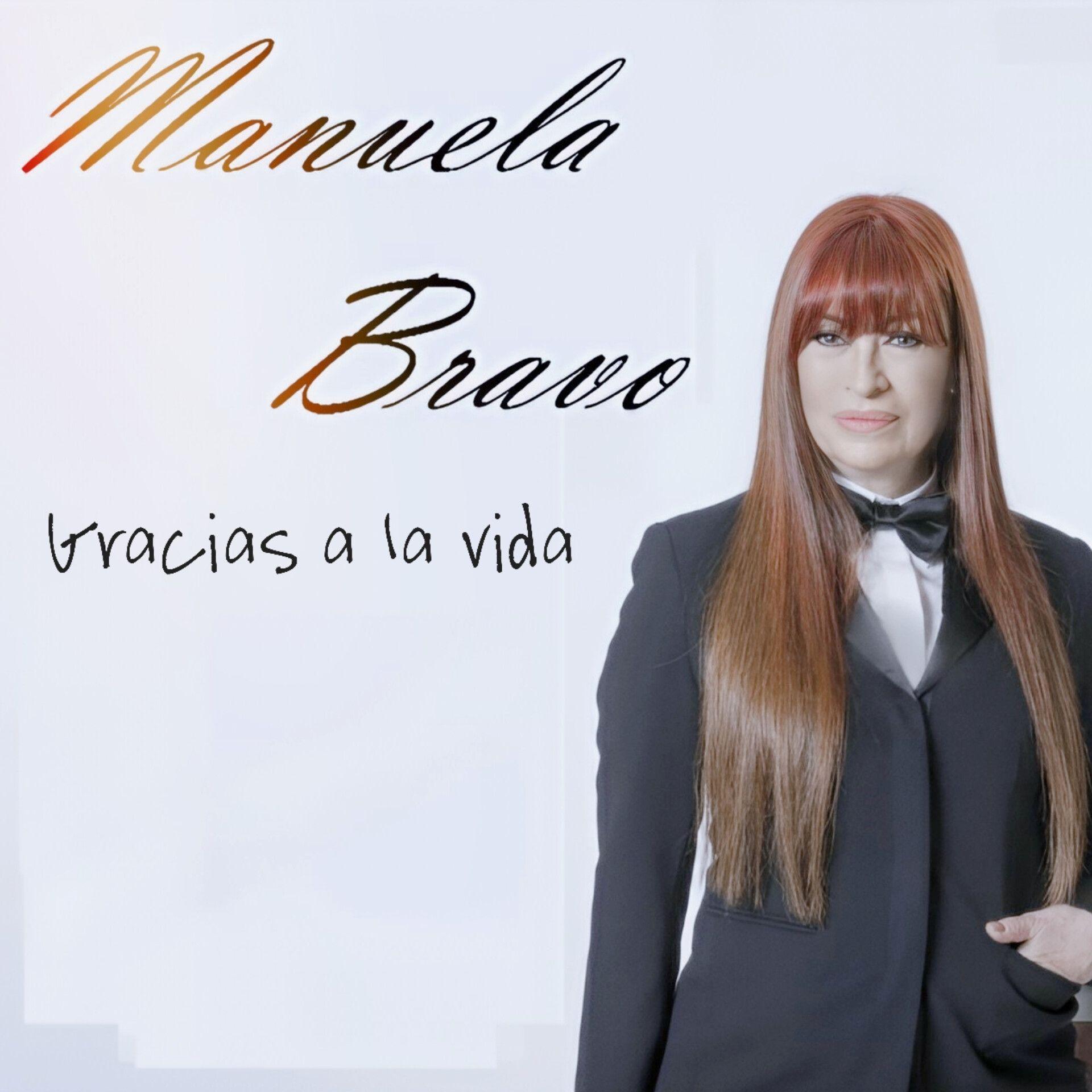 Portada de Sencillo/EP "Gracias a la vida", de Manuela Bravo