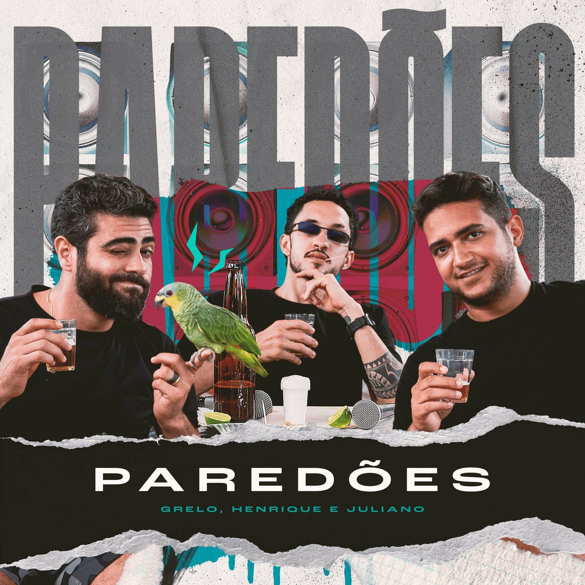 Portada de Sencillo/EP "Paredões (part. Henrique & Juliano)", de Grelo