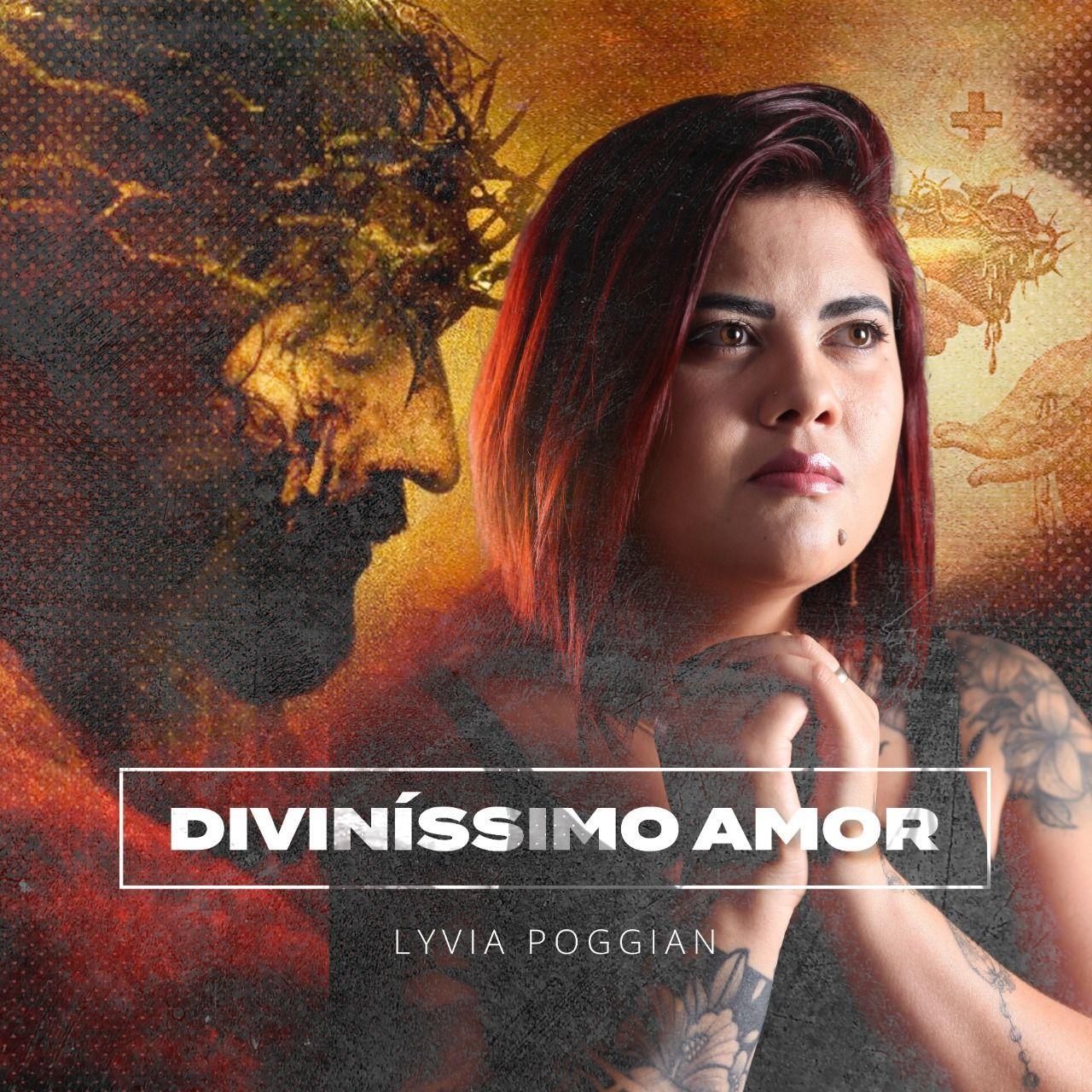 Portada de Álbum "Diviníssimo Amor", de Lyvia Poggian