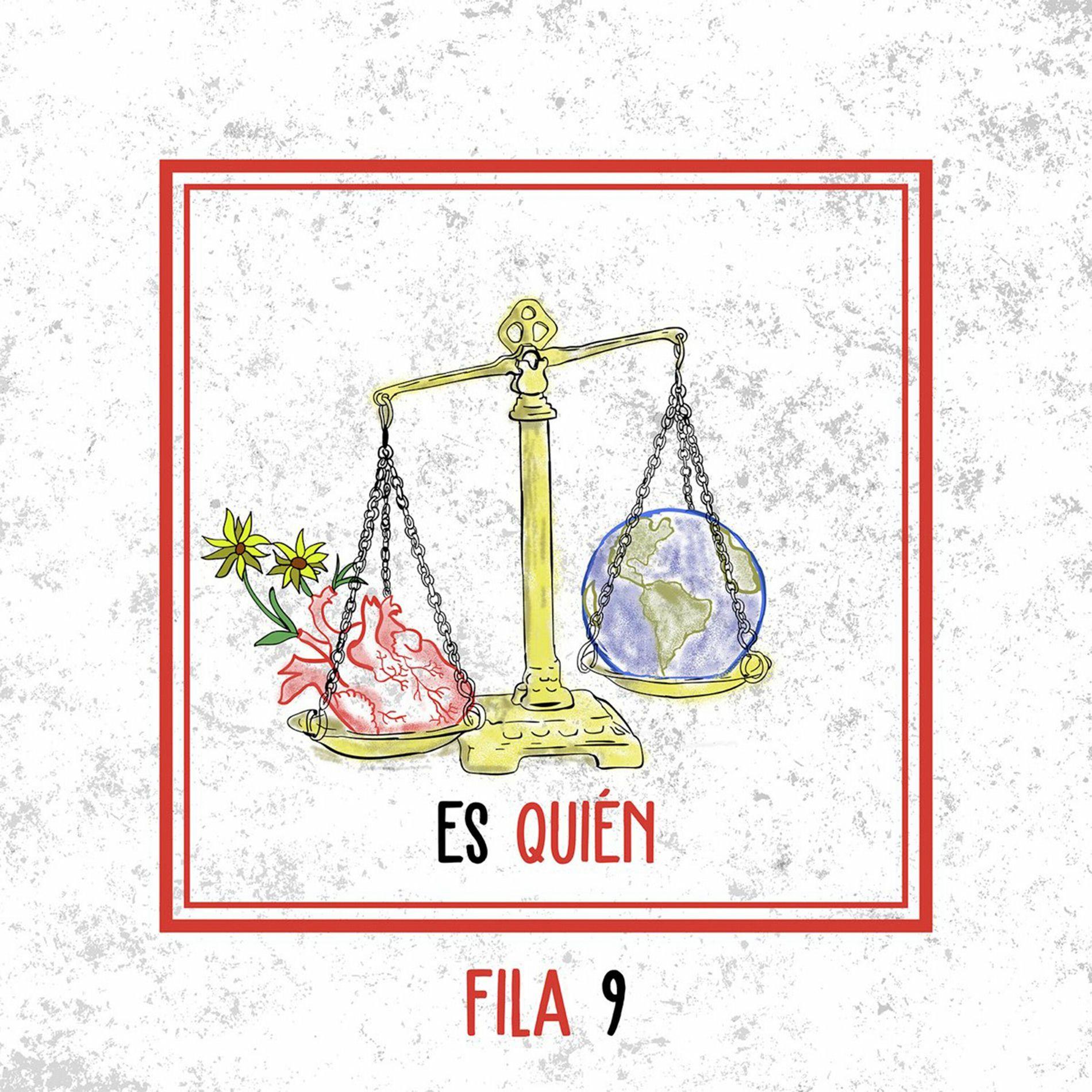 Portada de Sencillo/EP "Es Quien", de Fila 9