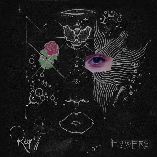 Capa do álbum "Flowers", de RAYE