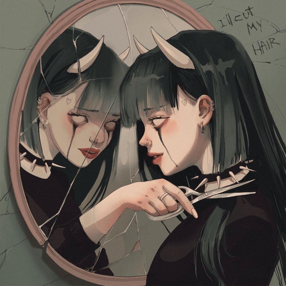 Single/EP cover of "I'LL CUT MY HAIR (feat. Paris Shadows)" by 20TOKENS