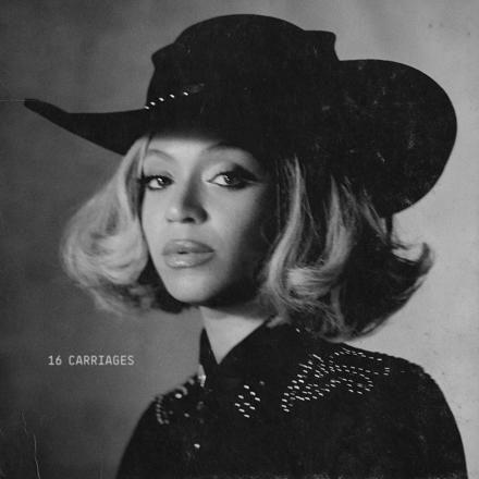 Portada del álbum "16 CARRIAGES", de Beyoncé
