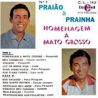 Portada de Álbum "Homenagem a Mato Grosso", de Praião e Prainha