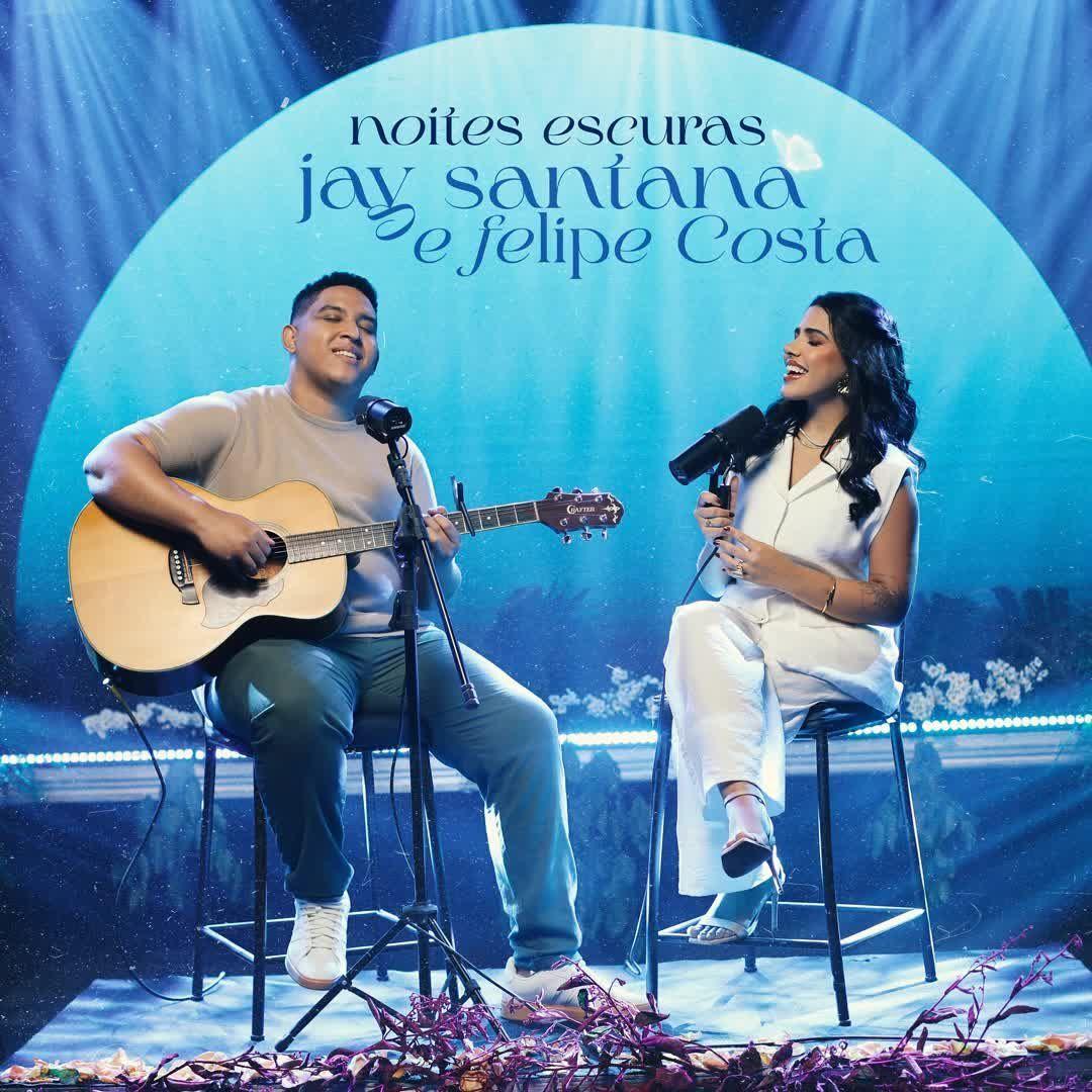 Capa do Single/EP "Noites Escuras (part. Felipe Costa)", de Jay Santana