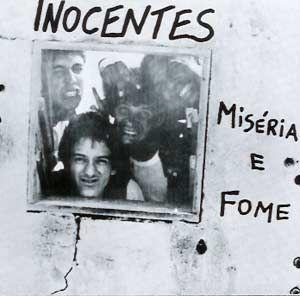 Capa do Álbum "Miséria e Fome", de Inocentes