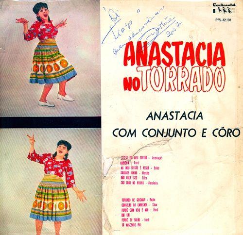 Portada de Álbum "Anastácia No Torrado", de Anastacia (Forró)