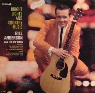 Portada de Álbum "Bright Lights And Country Music", de Bill Anderson