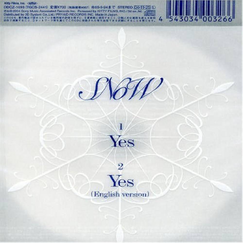 Capa do Single/EP "Yes", de SNoW