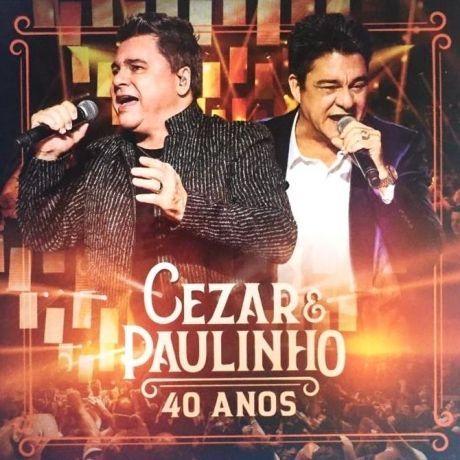 Capa do Álbum "40 Anos - Ao Vivo", de Cezar e Paulinho