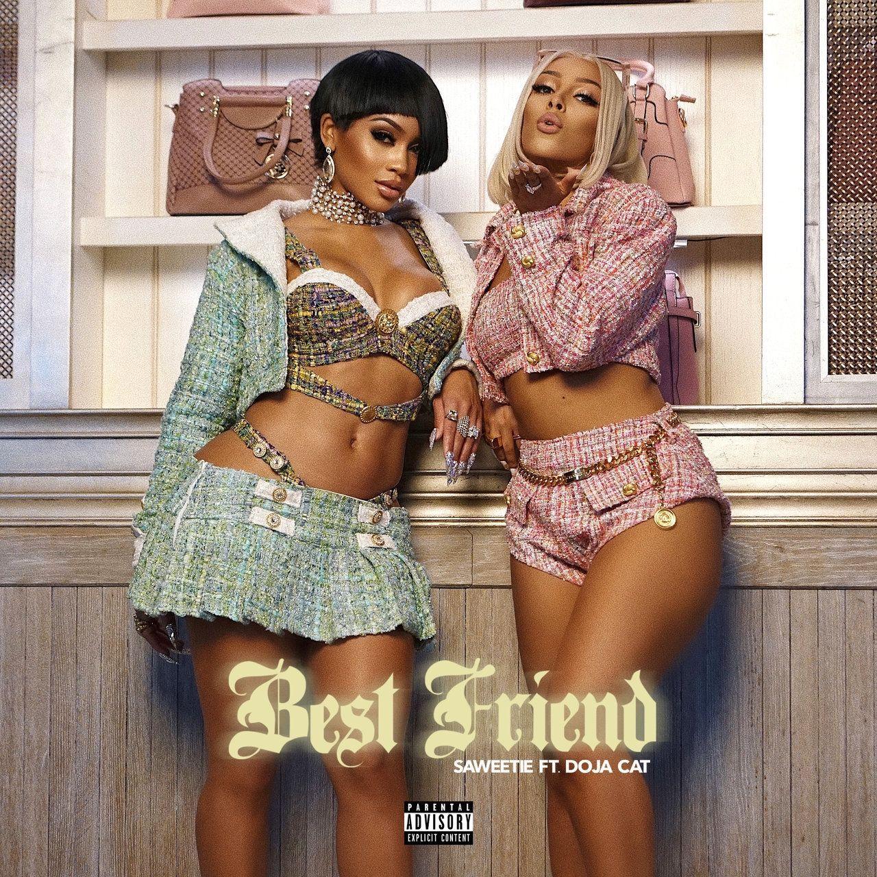 Portada de Sencillo/EP "Best Friend", de Saweetie