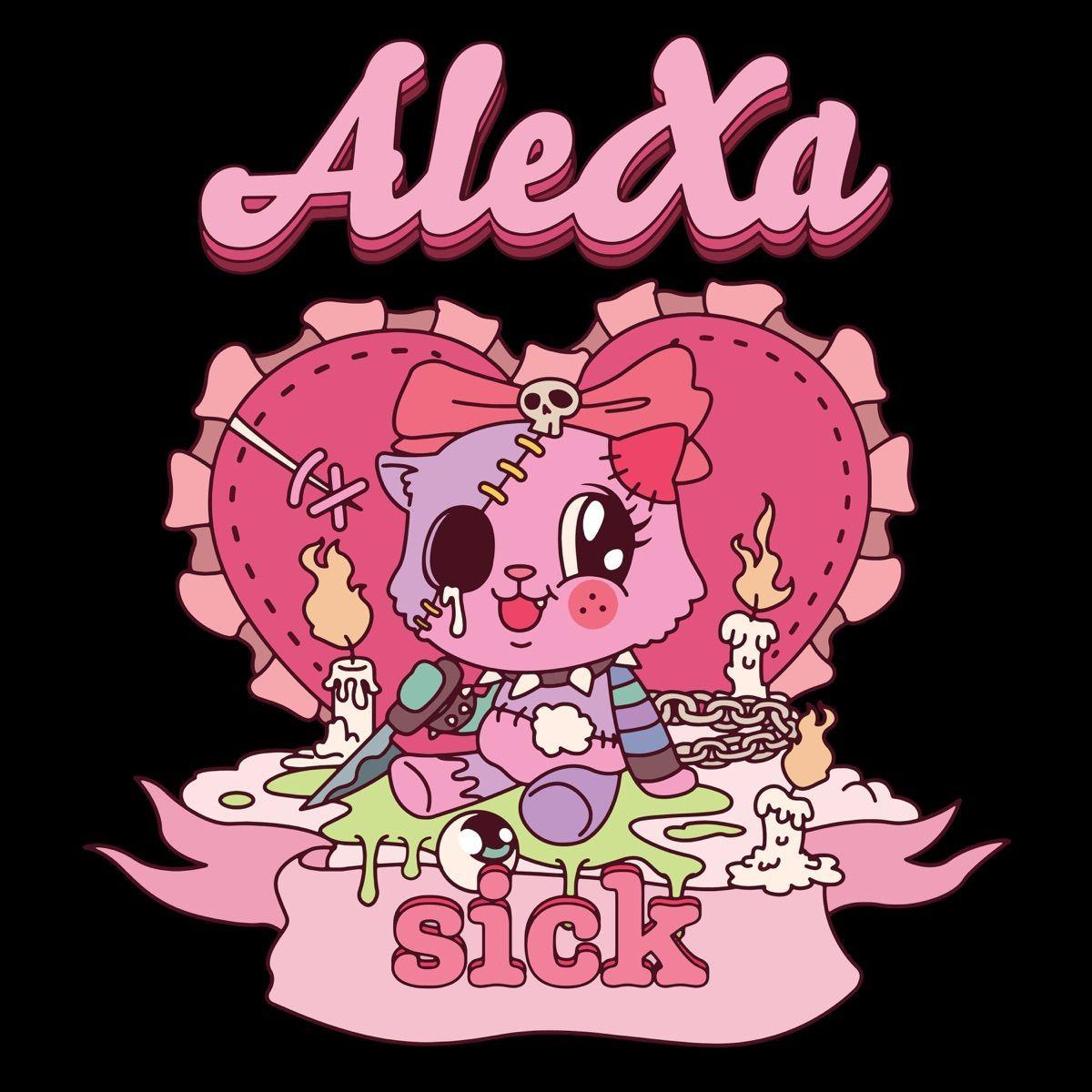 Album cover of "sick" by AleXa