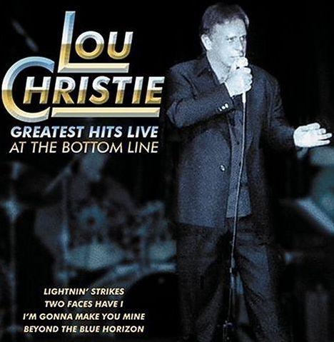 Portada de Álbum "Greatest Hits Live At The Bottom Line", de Lou Christie